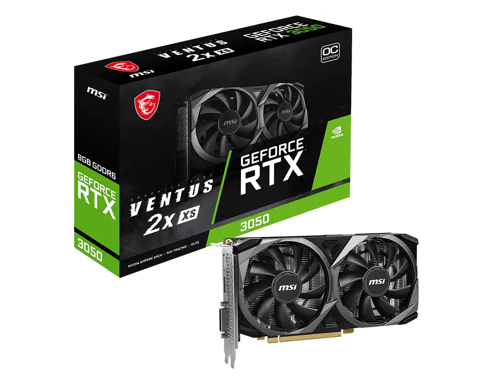 MSI GeForce RTX 3050 Ventus XS 8GB